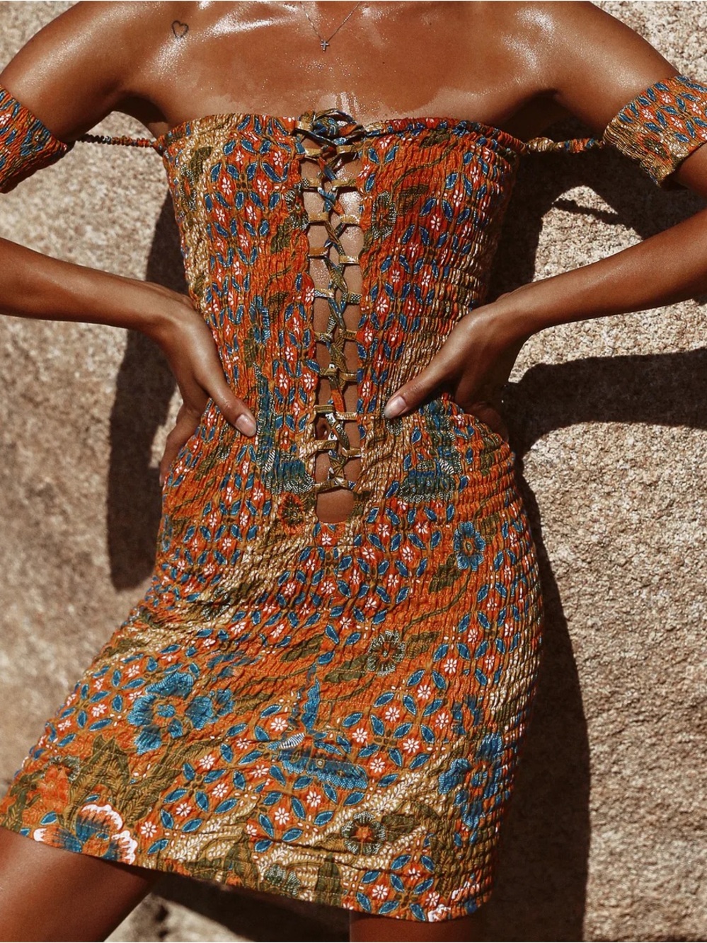 Andi Bagus | Bardot Batik Dress